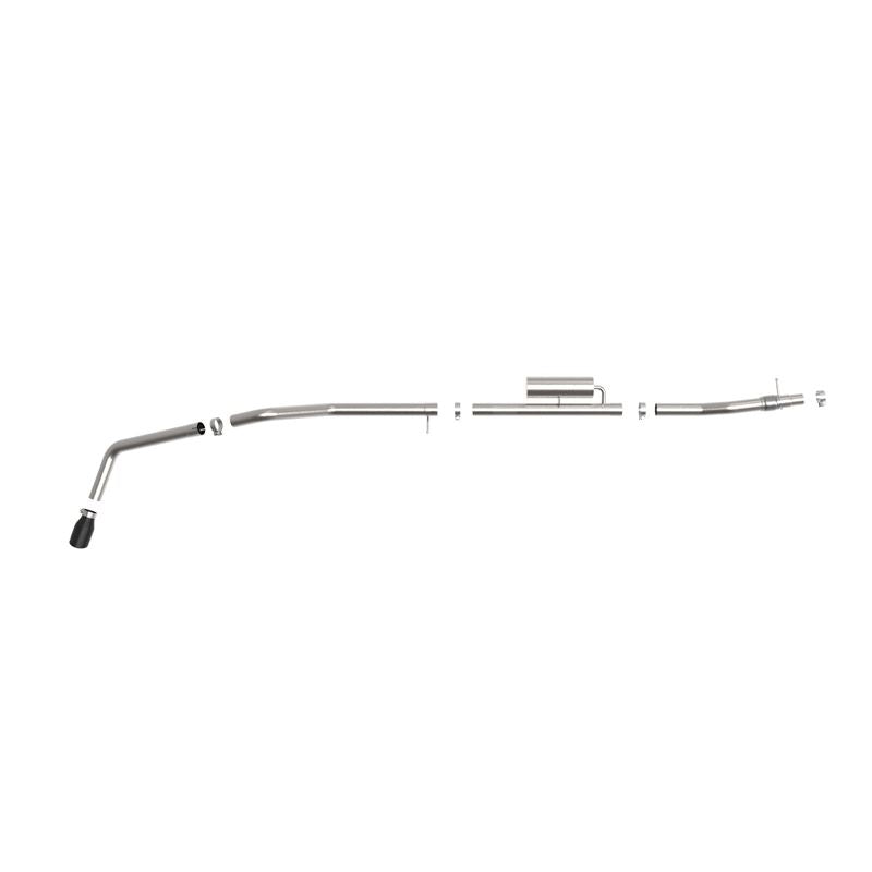 aFe Apollo GT Series 3 IN 409 Stainless Steel Cat-Back Exhaust System w/ Black Tip (t) (49-43118-B)