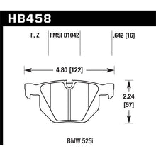 Load image into Gallery viewer, Hawk Performance HPS Brake Pads (HB458F.642)