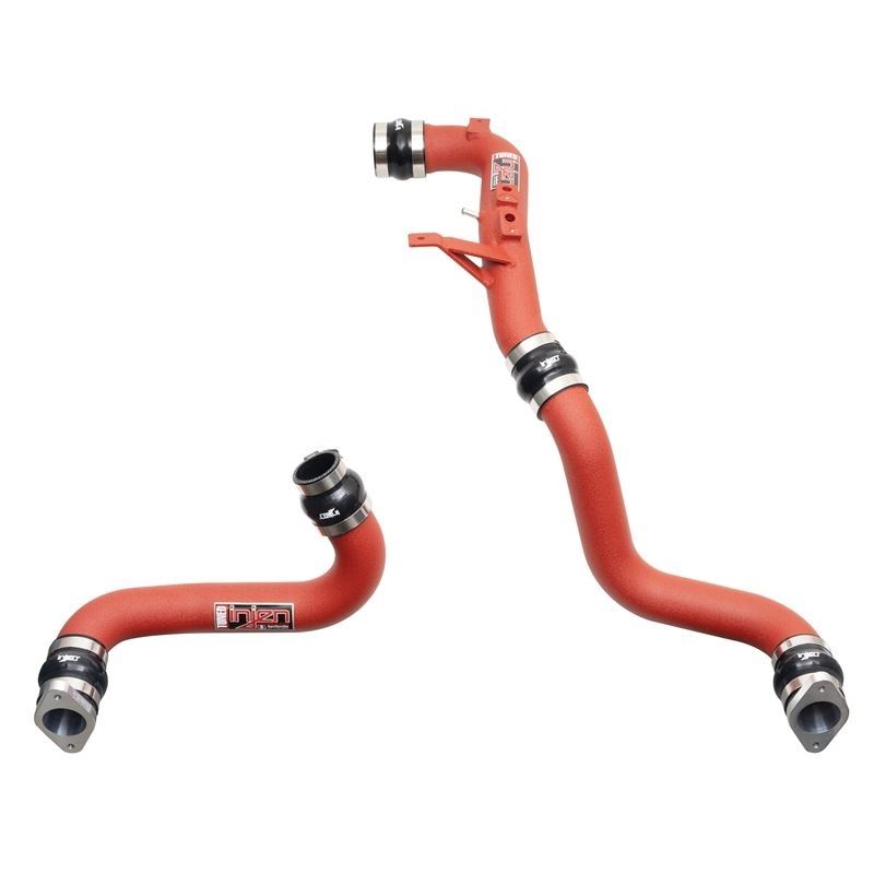 Injen 22-23 Honda/Acura Civic/Si/Integra 1.5L Turbo Aluminum Intercooler Pipe Kit - Wrinkle Red (SES1586ICPWR)