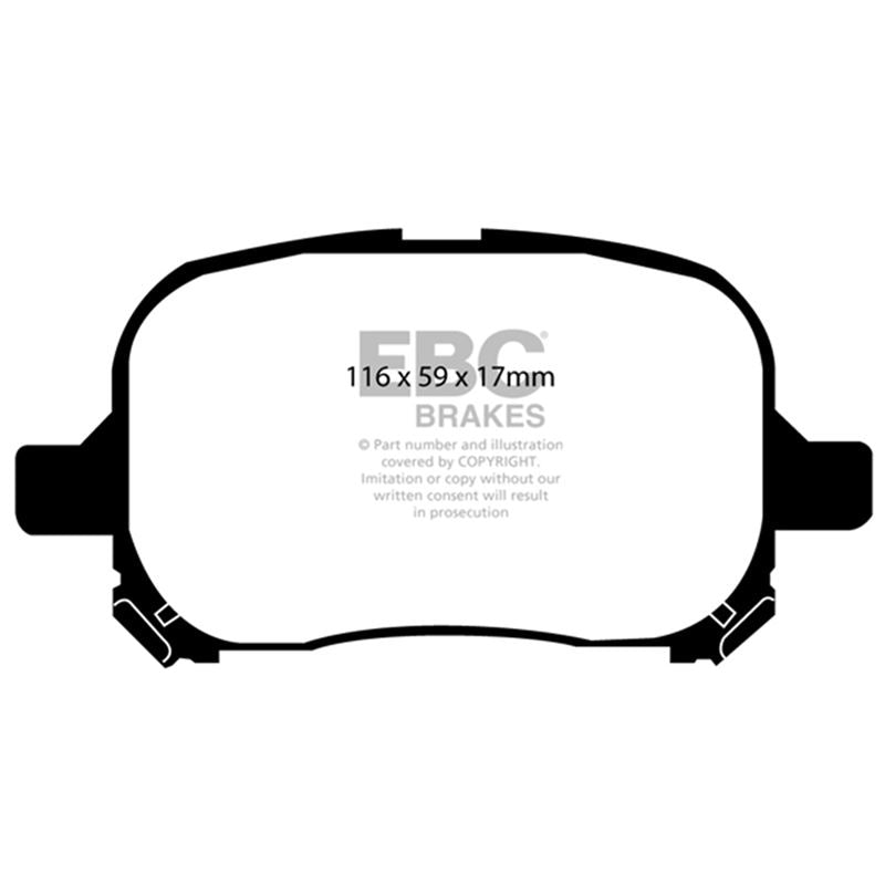 EBC Ultimax OEM Replacement Brake Pads (UD707)