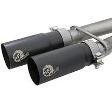 Load image into Gallery viewer, aFe Rebel Series 3 IN 409 Stainless Steel Cat-Back Exhaust System w/Black Tips (49-46124-B)