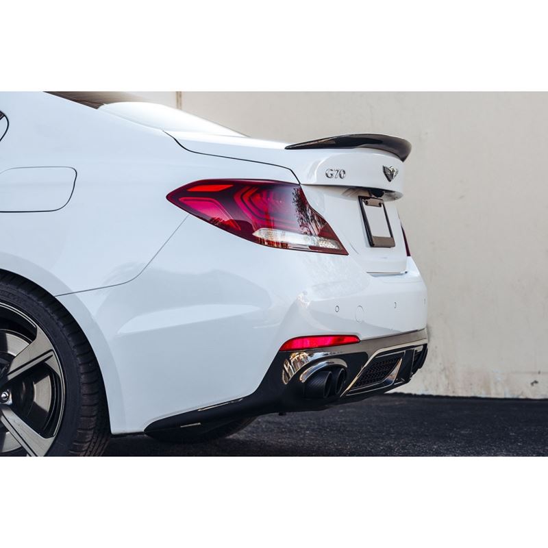 Ark Performance Style C Carbon Fiber Rear Lip Spoiler for 2019-2021 Genesis G70(CF16-LIPSC)