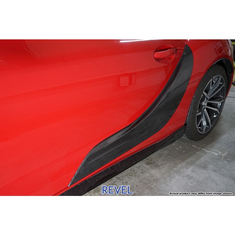 Revel GT Dry Carbon Door Panel Outer Cover for 2020+ Toyota GR Supra *2 PCS (1TR4GT0AT11)