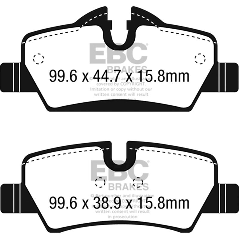 EBC Greenstuff 2000 Series Sport Brake Pads (DP22228)