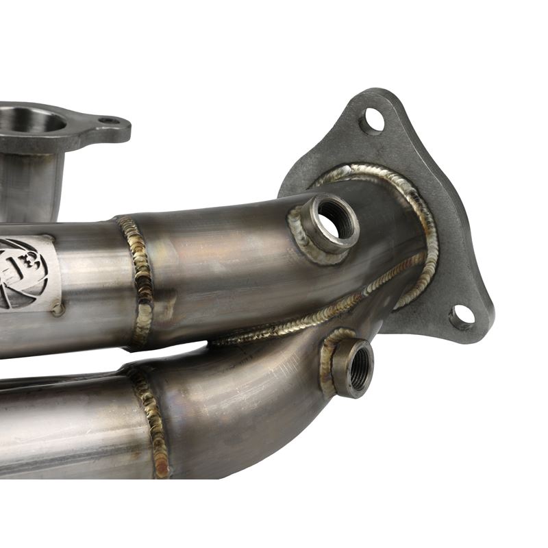 aFe Twisted Steel 1-7/8 IN to 2-3/4 IN 304 Stainless Headers w/Raw Finish(C8)2020 V8-6.2L(48-34148)