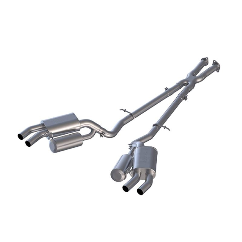 MBRP Exhaust 2.5" Cat Back, Dual Split Rear, T304 (S4704304)