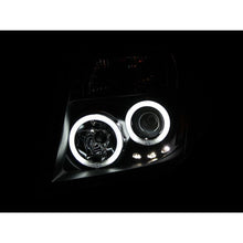 Load image into Gallery viewer, ANZO USA 2005-2008 Nissan Frontier Projector Headlights w/ Halo Black (111111)