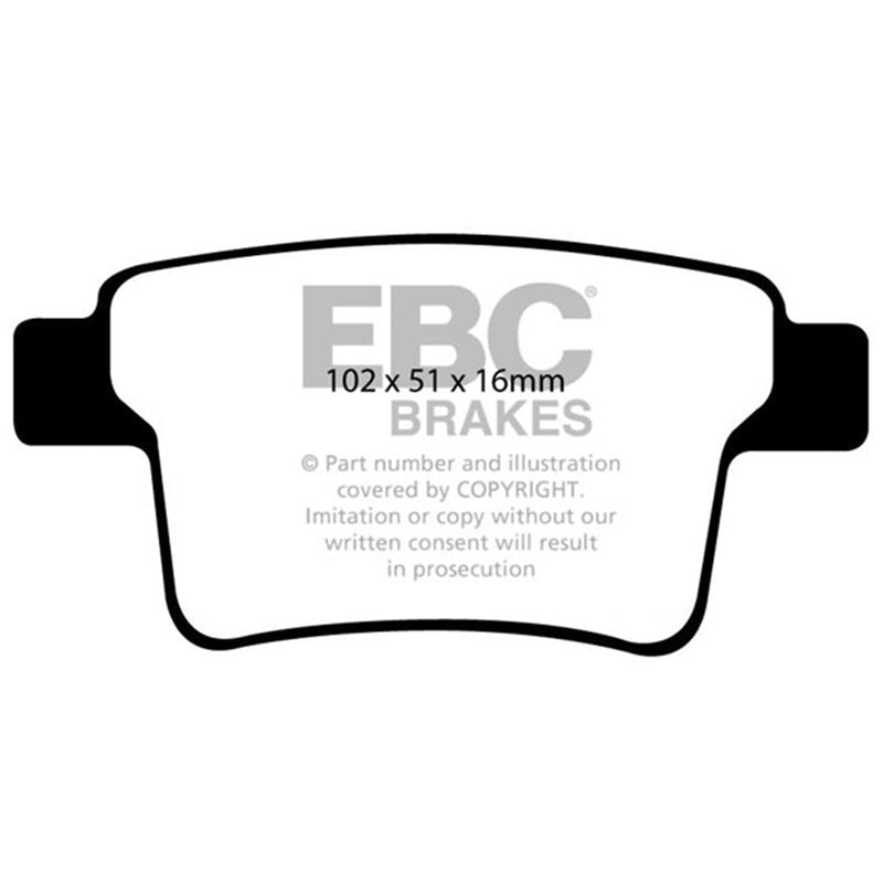 EBC Greenstuff 2000 Series Sport Brake Pads (DP21731)