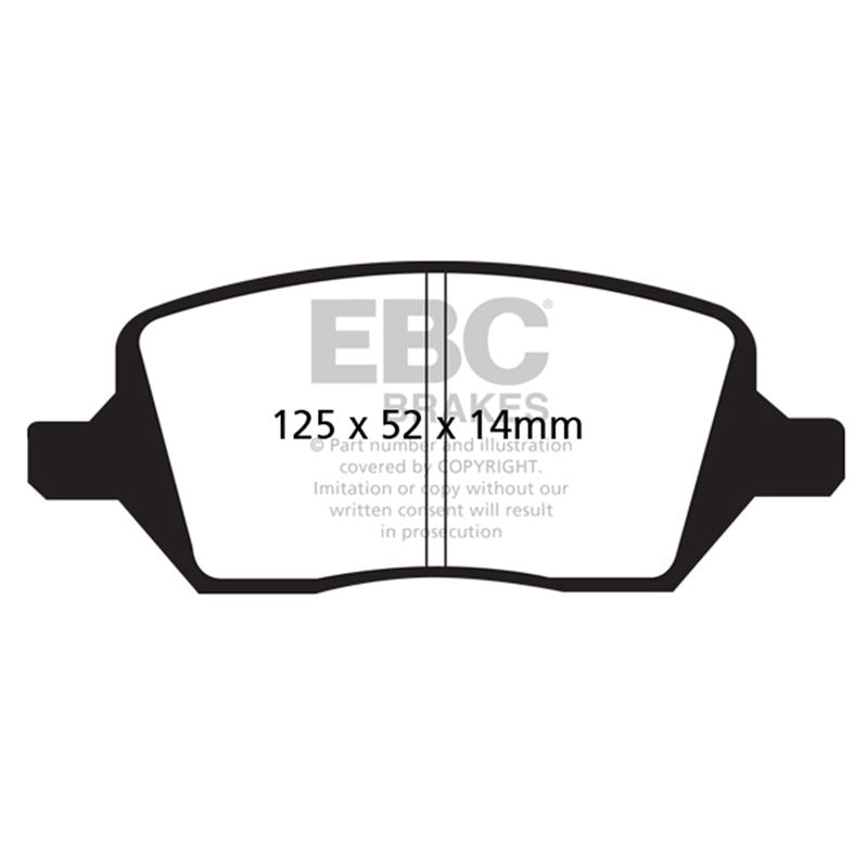 EBC Greenstuff 2000 Series Sport Brake Pads (DP21737)