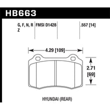 Load image into Gallery viewer, Hawk Performance HP Plus Brake Pads (HB663N.557)