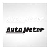 AutoMeter Accessories Window Decals 8in White inCorporatein (Set of 2) (0213)