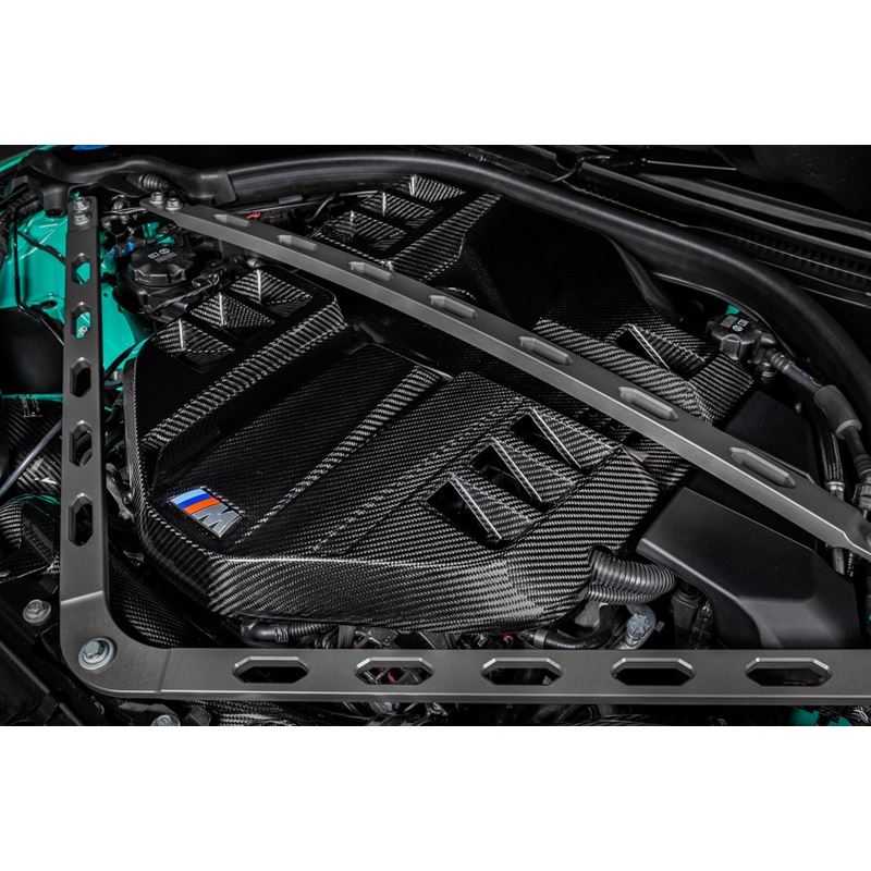 Eventuri BMW G8X M3 / M4 Black Carbon Engine Cover - GLOSS (EVE-G8XM-CF-ENG)