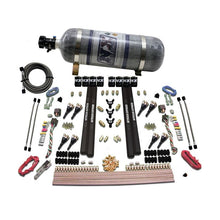 Load image into Gallery viewer, Nitrous Express SX2 Dual Stage 8 Solenoid /Gasoline Nitrous Kit (200-1200HP) w/Composite Bottle (90009-12)