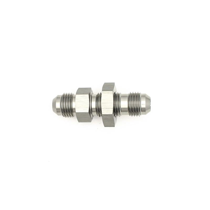 Deatschwerks 6AN Male Flare to 6AN Male Flare Bulkhead Adapter (incl Nut) (6-02-0708)