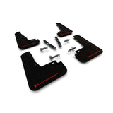 Rally Armor Black UR Mud Flap Red Logo for 22-23 Kia EV6 (MF91-UR-BLK-RD)