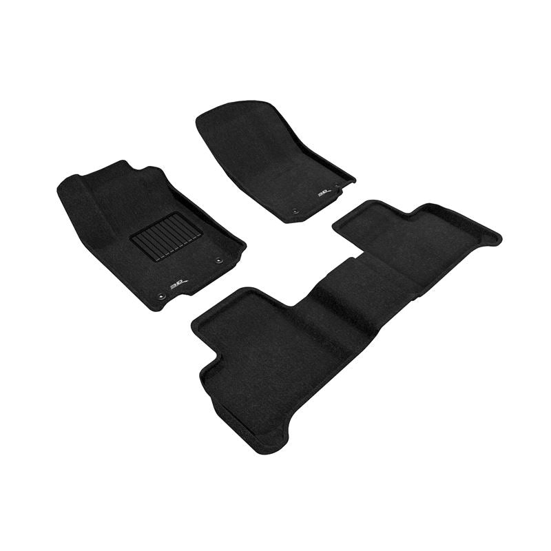 3D Maxpider ELEGANT Floor Mat, BLACK, 1ST ROW/2ND ROW (L1MB05304709)