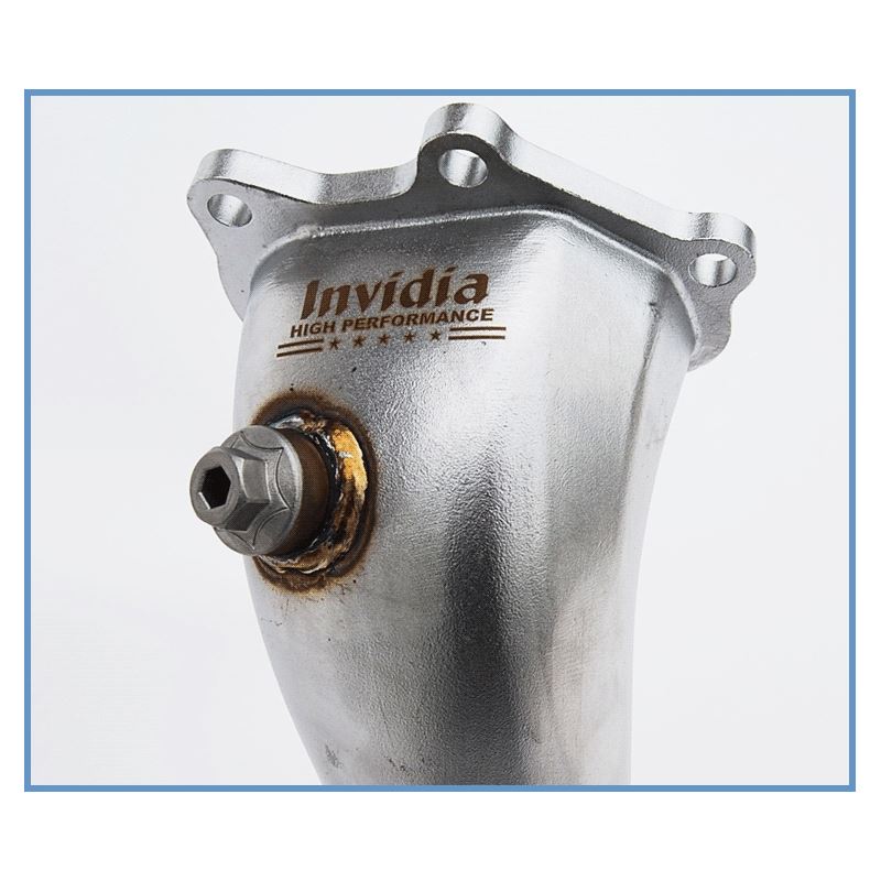 Invidia 08+ Subaru WRX/ 05-09 STI / 02 Legacy High Flow Cat Extra 02 Bung (HS08SW1DOC)