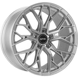 F1R FS3 20x9 - Machine Silver Wheel