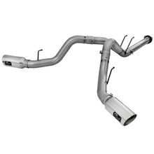 Load image into Gallery viewer, aFe Large Bore-HD 4 IN 409 Stainless Steel DPF-Back Exhaust System w/Polished Tip (49-43065-P)