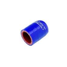 Load image into Gallery viewer, HPS 3-Ply Reinforced High Temp. Silicone Bypass Cap, 9/16&quot; Id, Blue (RSCC-055-BLUE)