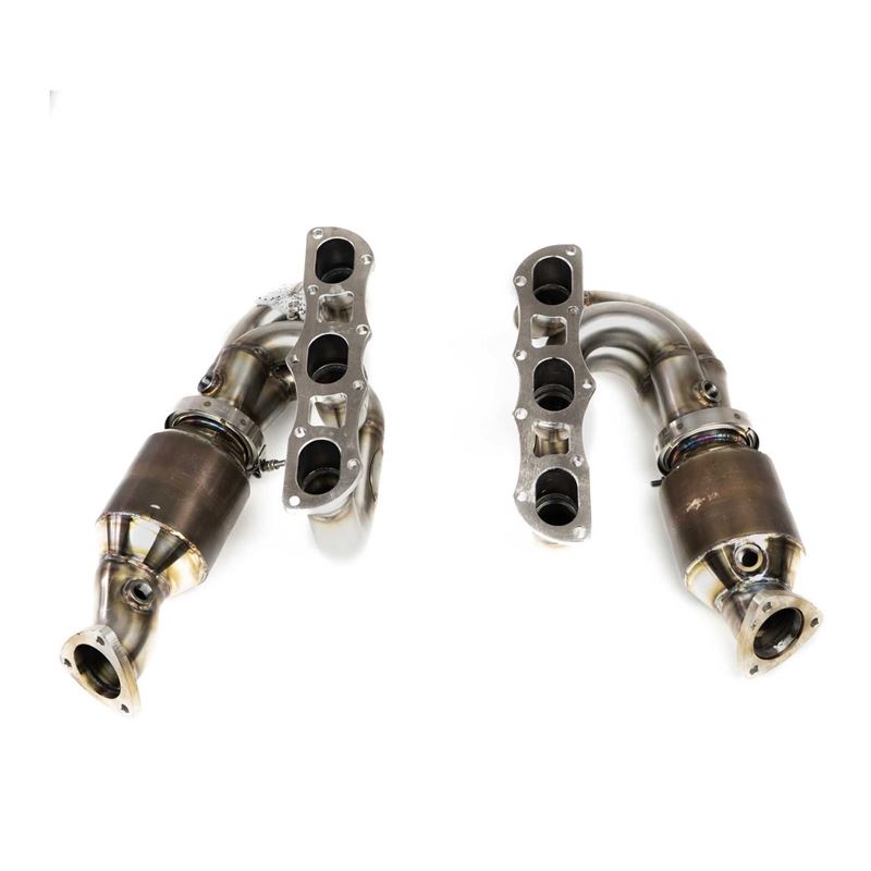 Fabspeed 981 RENNKRAFT Modular Headers w/ HJS Catalytic Converters 15-20(FS.POR.981GT4.MH.SCCB)