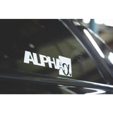 AMS Performance ALPHA Die-Cut Decal - Silver (ALP.00.16.0002-1)