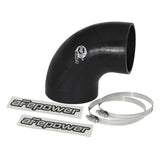 aFe Cold Air Intake System (4 IN ID to 3-1/2 IN ID x 90 Deg.) Elbow Reducing Coupler(59-00065)