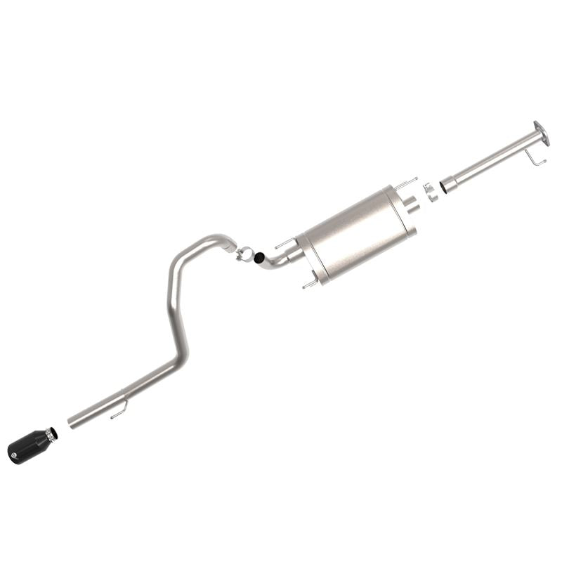 aFe Vulcan Series 2-1/2 IN 304 Stainless Steel Cat-Back Exhaust System w/Black Tip for 2010-2021 Lexus GX460(49-36048-B)