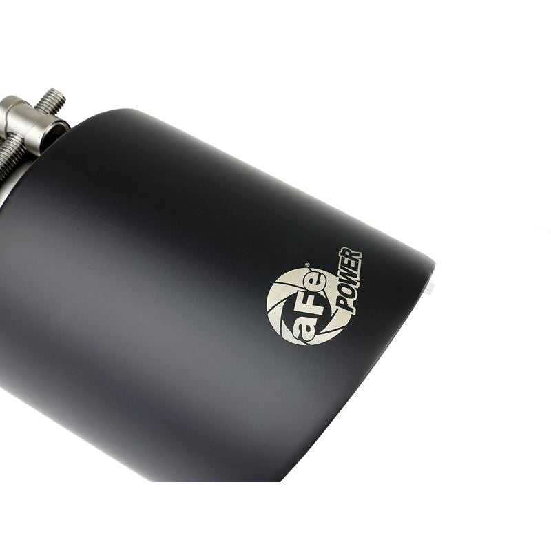 aFe MACH Force-Xp 304 Stainless Steel Clamp-on Exhaust Tip Black Velvet (49T25454-B072)