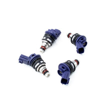 Load image into Gallery viewer, Deatschwerks Set of 4 370cc Side Feed Injectors (01J-00-0370-4)