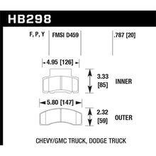 Load image into Gallery viewer, Hawk Performance HPS Brake Pads (HB298F.787)