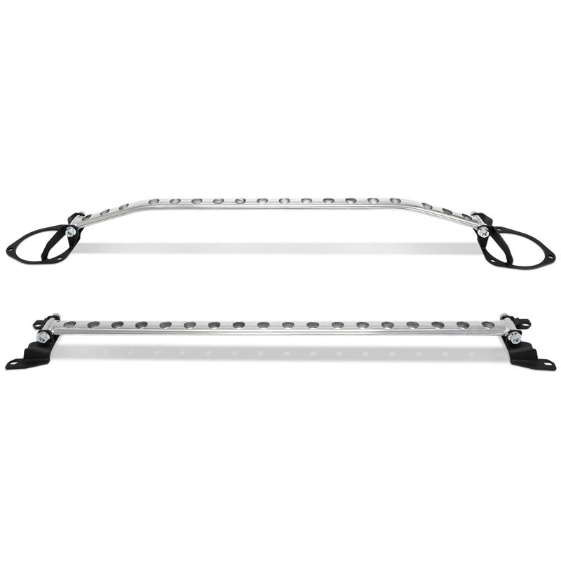 Blox Racing Front and Rear Strut Tower Bars, 2015+ Subaru WRX, STi - With Holes (BXSS-50021-FR-RR)