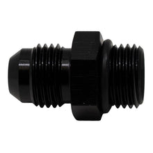 Load image into Gallery viewer, DeatschWerks 6AN ORB Male to 6AN Male Flare Adapter (Incl O-Ring) - Anodized Matte Black(6-02-0404-B)