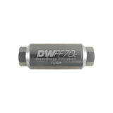 Deatschwerks -10AN Female, 10 micron, 70mm Compact in-line fuel filter kit (8-03-70C-010K)