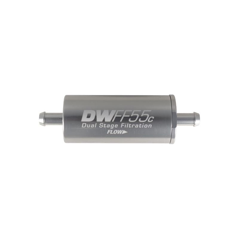 Deatschwerks 5/16 in Barb, 10 micron, 55mm In-line fuel filter kit (8-03-55C-010K)