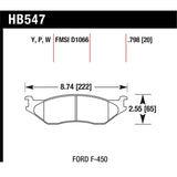 Hawk Performance Super Duty Brake Pads (HB547P.798)