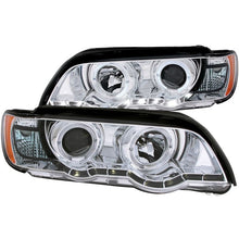 Load image into Gallery viewer, ANZO USA 2000-2003 BMW X5 Projector Headlights w/ Halo Chrome (121397)