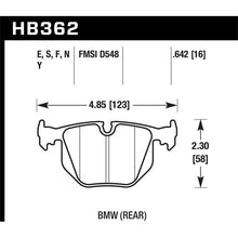 Load image into Gallery viewer, Hawk Performance HPS Brake Pads (HB362F.642)