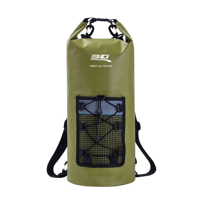 3D Maxpider ROLL-TOP DRY BAG BACKPACK ARMY GREEN (6117-AG)