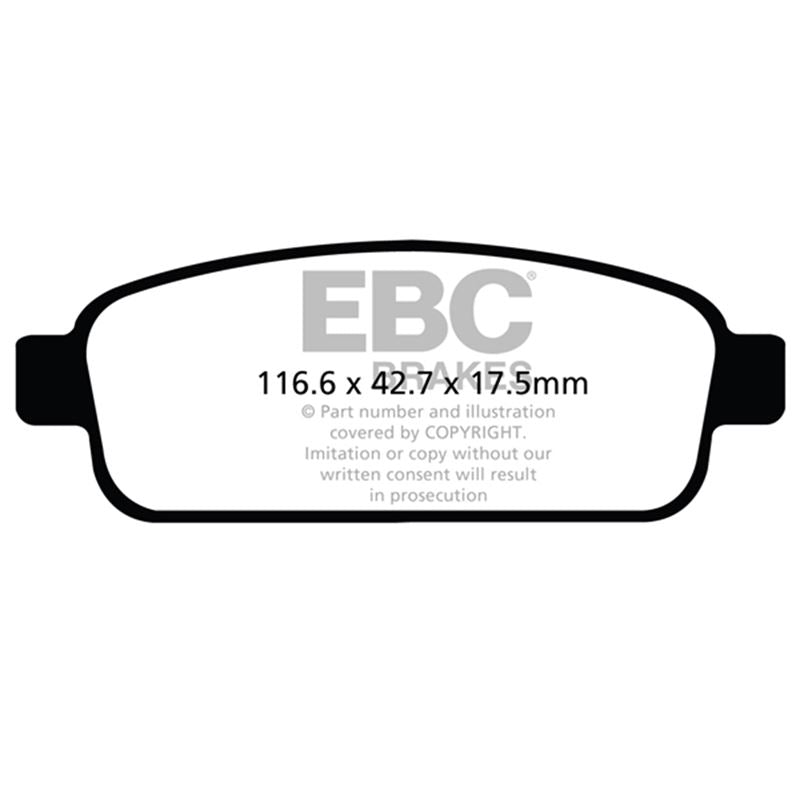 EBC Yellowstuff Street And Track Brake Pads (DP42066R)