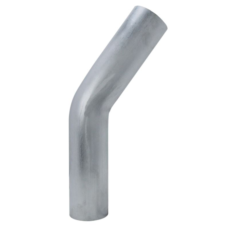 HPS 4.5" OD 35 Degree Bend 6061 Aluminum Elbow Pipe 15 Gauge w/ 6" CLR (AT35-450-CLR-6)