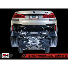 Load image into Gallery viewer, AWE SwitchPath Catback Exhaust for BMW F90 M5 - Diamond Black Tips (3025-43066)