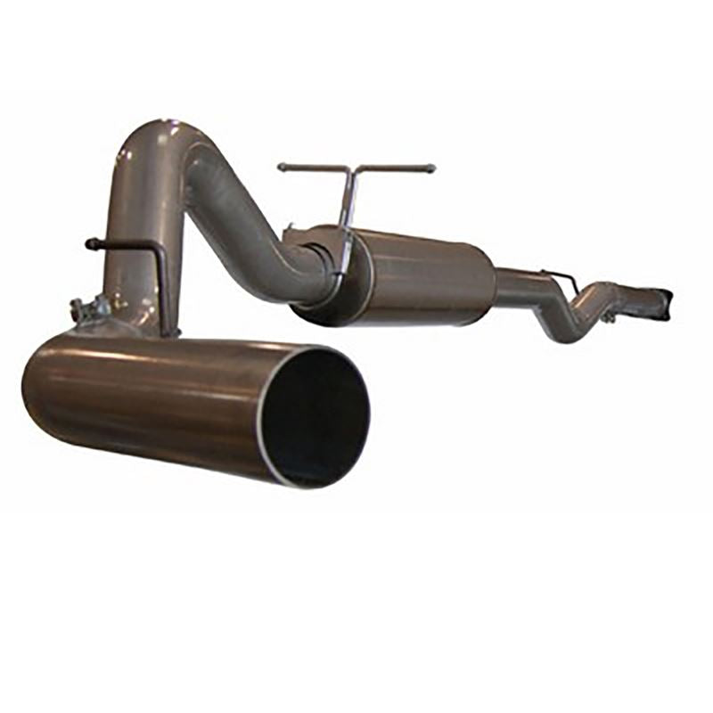 aFe Large Bore-HD 4 IN 409 Stainless Steel Cat-Back Exhaust System w/o Tip (49-14002)