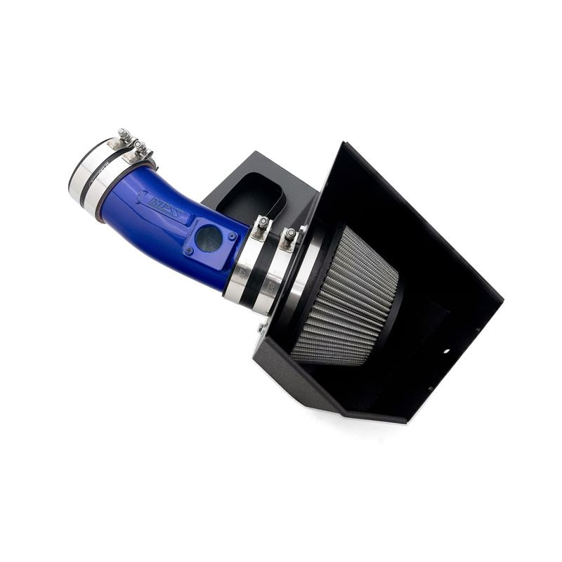 HPS Performance Air Intake Kit With Heat Shield Blue (827-728BL)