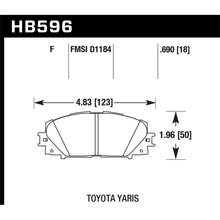 Load image into Gallery viewer, Hawk Performance HPS Brake Pads (HB596F.690)