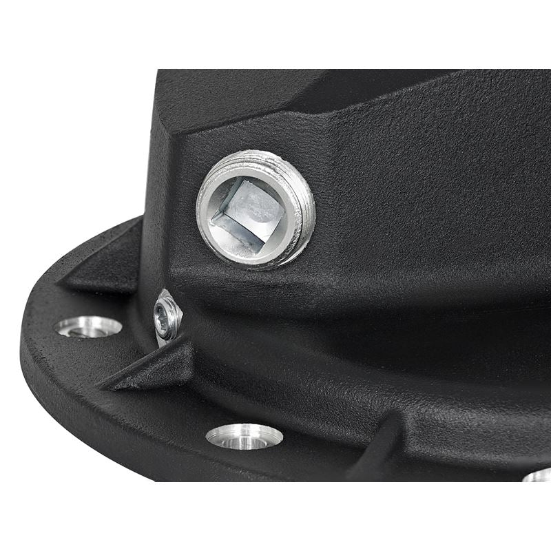 aFe Pro Series Rear Differential Cover Black w/ Machined Fins (46-70362)