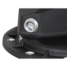 Load image into Gallery viewer, aFe Pro Series Rear Differential Cover Black w/ Machined Fins (46-70362)