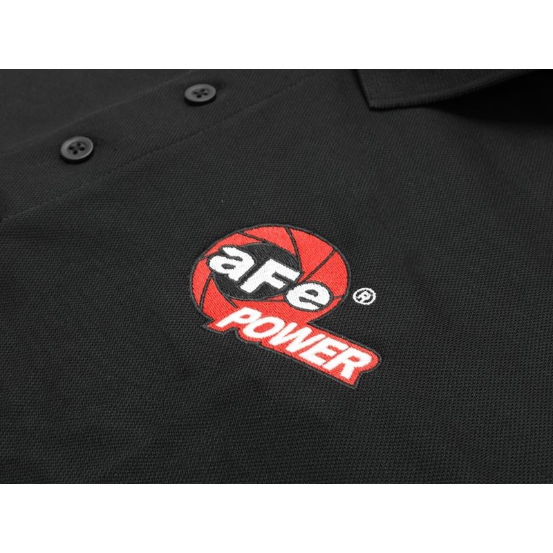 aFe POWER Short Sleeve Corporate Polo Shirt Black S (40-31242BS)