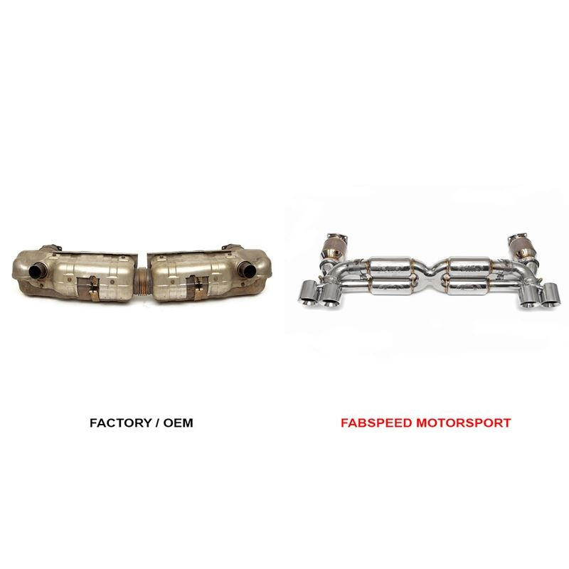 Fabspeed 997 Turbo Supersport 70mm X-Pipe Exhaust System (06-09) (FS.POR.997T.SSRXP)