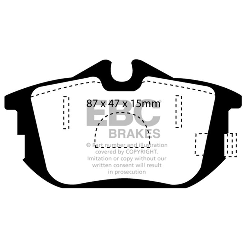 EBC Ultimax OEM Replacement Brake Pads (UD838)